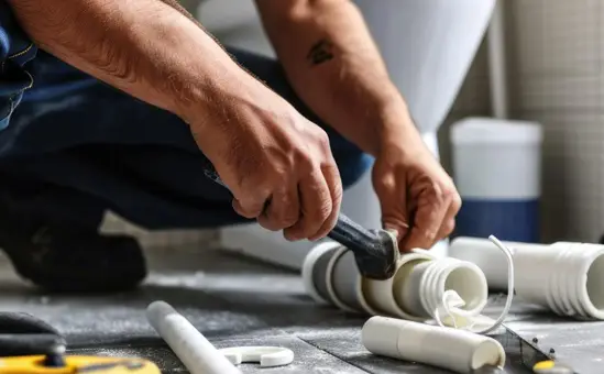 Artisan plombier bénéficiant d'une assurance décennale